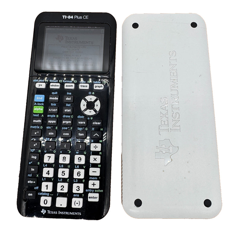 Texas Instruments TI-84 Plus CE Black Graphing Calculator (Refurbished)