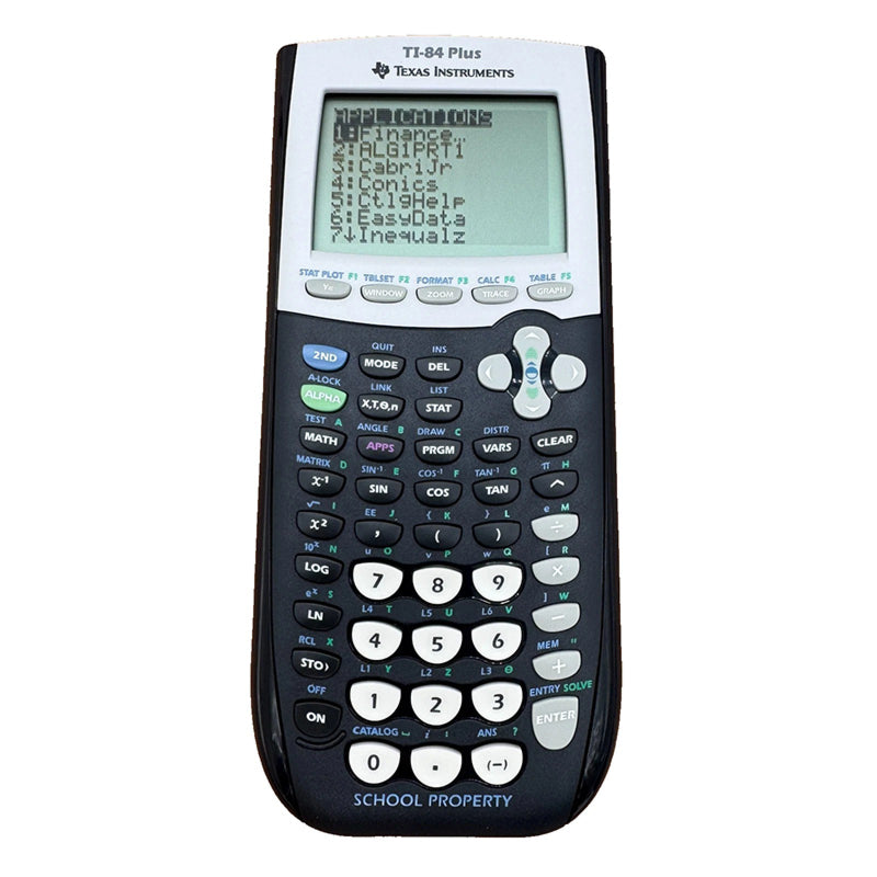 Texas Instruments TI-84 Plus School Property EZ SPOT Graphing Calculator